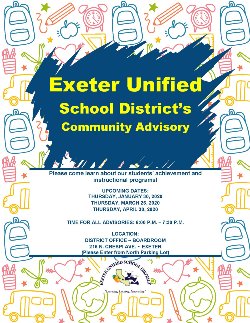 EUSD Community Advisory Meeting- English